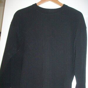 Cotton:On Womens Loose Fit Oversized Crewneck Fleece Sweatshirt Black XSmall